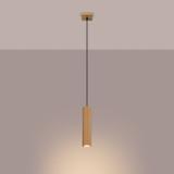 Sollux Lampa wisząca KARBON 1 złoty SL.1554