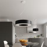 Sollux Żyrandol SATURNO SLIM 70 czarny SL.0754