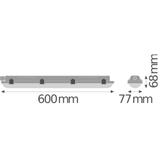 Oprawa DAMP PROOF LED VALUE 600 18W 4000K IP65