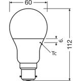 Lampa LED BASE Classic A60 8,5W/827 230V plastik B22D FS3 OSRAM