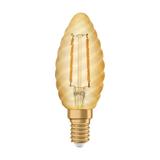 Lampa LED Vintage 1906 CL BW Filament szkło przezroczyste GOLD 22 non-dim 2,5W 824 E14