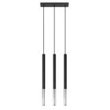 Lampa wisząca MOZAICA 3L czarny/chrom