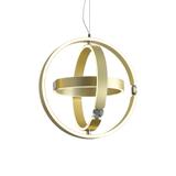 lampa wisząca LED Sirius 80W 4000lm 4000K złota ML6187 Milagro