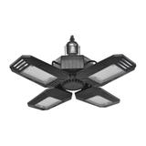 SYRIUSZ LED lampa warsztatowa składana 4-skrzydłowa, E27, 72W, 4000K, 6480lm WL-14 ORNO