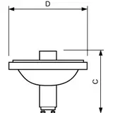Lampa metalohalogenkowa MASTERC CDM-R111 Elite 35W/930 GX8,5 40D 9,28196E+11 PHILIPS