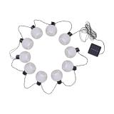 Girlanda solarna LED MULGA 3W IP44 ciepła czarny Ideus 04924 IDEUS