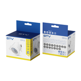 GTV CZUJNIK RUCHU CR-5, max. 1200W, AC 220-240V, 50/60Hz, KĄT DZIAŁANIA 360*, ZASIĘG 6m ± 2,2-4m, IP20, NIE WSPÓŁPRACUJE Z LED, WPUSZCZANY, BIAŁY CR-CR5000-00 GTV Poland