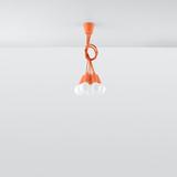 Sollux Lampa wisząca DIEGO 5 pomarańczowy SL.0586
