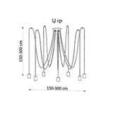Sollux Żyrandol EDISON 7 czarny SL.0372