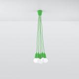Sollux Lampa wisząca DIEGO 5 zielony SL.0583