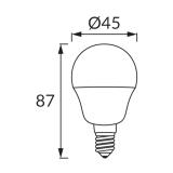 Lampa z diodami ULKE LED E14 8W 4500K 03854 IDEUS