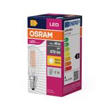 Lampa LED VALUE Classic B40 non-dim plastik 4W 827 E14