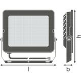 Naświetlacz FLOOD COMPACT V 90W 840 SYM 100 black