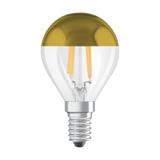 Lampa LED STAR CL P Filament szkło przezroczyste Mirror Gold 37 non-dim 4W 827 E14