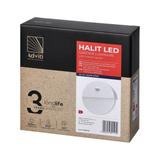 HALIT LED 10W, oprawa ogrodowa z czujnikiem ruchu 140st, 600lm, IP65, 4000K, IK10, biała AD-OP-6116WLPMR4 ORNO