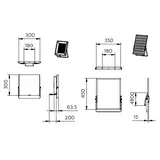 Naświetlacz LED Ledinaire BVP085 20W 2600lm IP65 3000K barwa ciepła ściemnialna LED26/830 9,11402E+11 PHILIPS