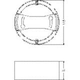 Ramka do oprawy DOWNLIGHT IP44 DN 115 WT