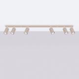 SOLLUX Plafon KARBON 6L taupe ; SL.1766