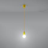 Sollux Lampa wisząca DIEGO 1 żółta SL.0578