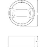 Ramka do oprawy DOWNLIGHT IP44 DN 115 WT