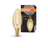 Lampa LED Vintage 1906 CL BW Filament szkło przezroczyste GOLD 12 non-dim 1,5W 824 E14