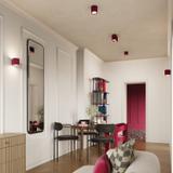 SOLLUX Plafon AURA 1 burgund GU10 ; SL.1819