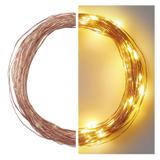 Lampki choinkowe łezki 100 LED 10m ciepła biel timer IP44 miedziany przewód D3AW02 EMOS