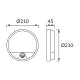 PEDRO LED SC 15W 4000K WHITE 03794 IDEUS