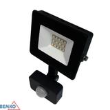 NAŚWIETLACZ LED SMD KASTEL 10W 4000K 800LM IP65 CZARNY CZ. PIR C64-S-LFK-010BL-4K S-C64-S-LFK-010BL-4K BEMKO