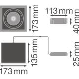 Oprawa SPOT MULTI 1x30W 4000K FL WT BK