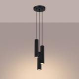 Sollux Lampa wisząca KARBON 3P czarny SL.1576
