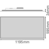 Oprawa PANEL COMPACT 1200x600 V 53W 840 U19 DALI