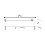 Oprawa dekoracyjna SMD LED DYZMA LED 15W 4000K 03718 IDEUS