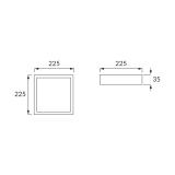 MARTIN LED D 18W 4000K 02910 IDEUS