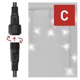 Oświetlenie łączone Profi sople 50 LED 3m zimna biel biały przewód IP44 timer D2CC02 EMOS