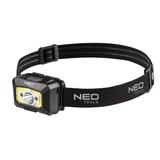 Latarka czołowa akumulatorowa USB 250 lm COB LED + czujnik ruchu NEO TOOLS GTX 99-073 GTX Poland