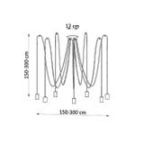 Sollux Żyrandol EDISON 7 czarny SL.0372