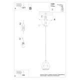 Sollux Lampa wisząca ceramiczna MINT SL.1251