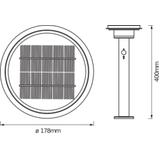 ENDURA STYLE SOL 2CIRCLE40CM6WBK LEDV Oprawa zewnętrzna
