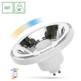 LED AR111 10W GU10 SMD 230V WHITE 30st CCT+DIMM Wi-Fi/BT Spectrum SMART