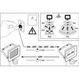 Naświetlacz FLOOD COMPACT SENSOR V 20W 840 SYM 100 black