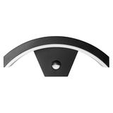 PILEA LED 9W, lampa ogrodowa z czujnikiem PIR, 700lm, IP54, 4000K, czarna AD-OP-6572BLPMR4 ORNO
