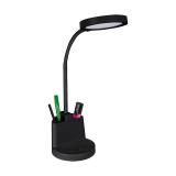 Lampka biurkowa z pojemnikiem czarna LED 8W 03824 IDEUS