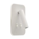 Lampka kinkiet LED 6+3W 2w1 hotel sypialnia 03723 IDEUS