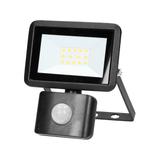 FARO S LED 10W naświetlacz z PIR, 800lm, IP44, 4000K, aluminium + szkło AD-NL-6252BLR4 ORNO