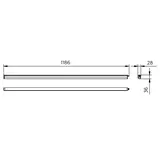 Oprawa LED belka Ledinaire BN021C 20W 1900lm IP20 3000K barwa ciepła LED19S/830 120cm 5 lat gw. PHIL 9,11402E+11 PHILIPS
