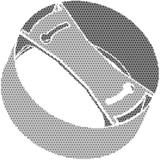 Ramka do oprawy DOWNLIGHT IP44 DN 115 WT