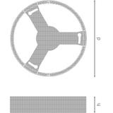 Ramka do oprawy DOWNLIGHT IP44 DN 215 WT