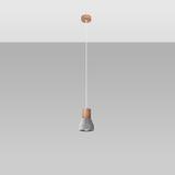 Sollux Lampa wisząca QUBIC szara
