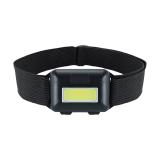 Latarka czołowa czołówka PIN LED 1W 100lm 6500K b. zimna 3xAAA czarny 100%-> 50%-> stroboskop 04833 IDEUS